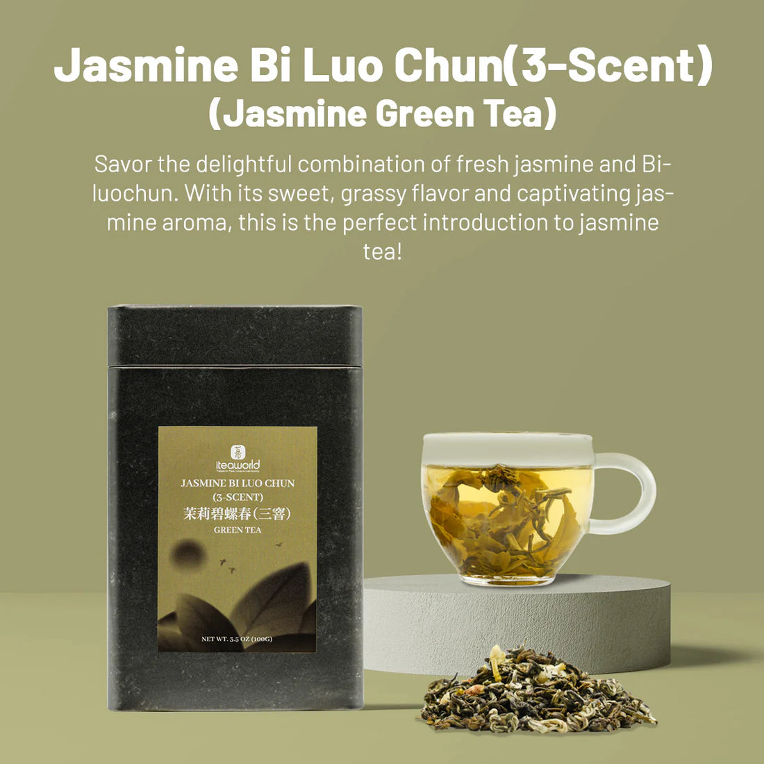 Jasmine Green Tea Gift Set – 3 to 9 Infusions