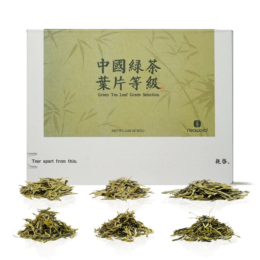 6 Flavors Green Tea Leaf Grade Collection Includes Longjing And Huangshan Maofeng 87G For Morning