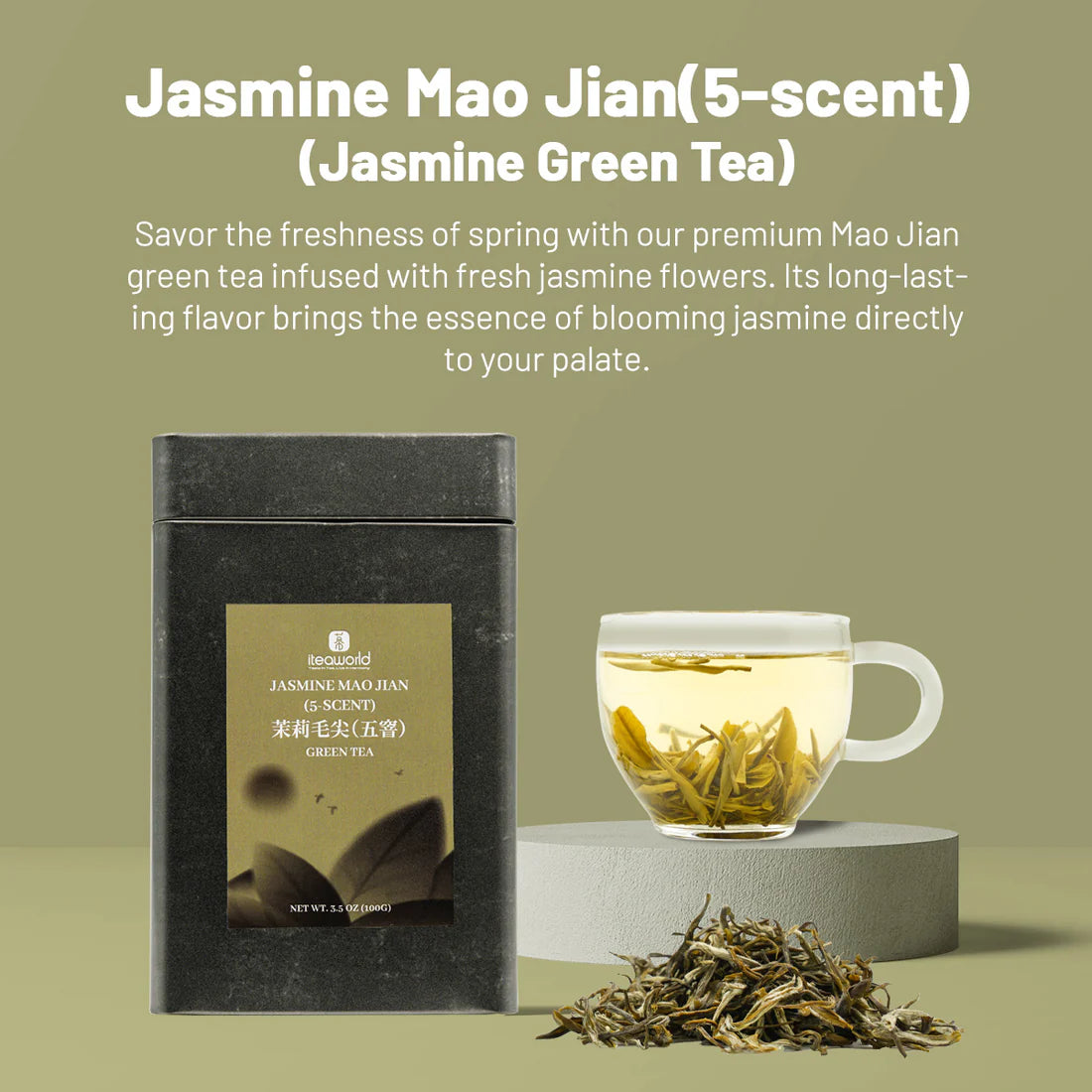 Jasmine Green Tea Gift Set – 3 to 9 Infusions