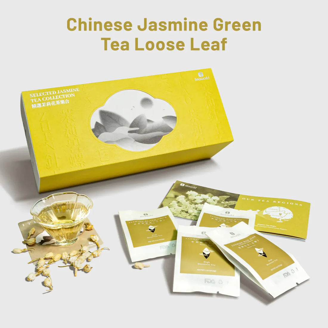 Jasmine Green Tea Gift Set – 3 to 9 Infusions
