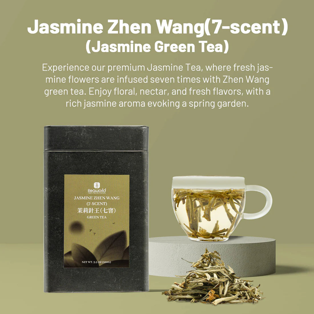Jasmine Green Tea Gift Set – 3 to 9 Infusions
