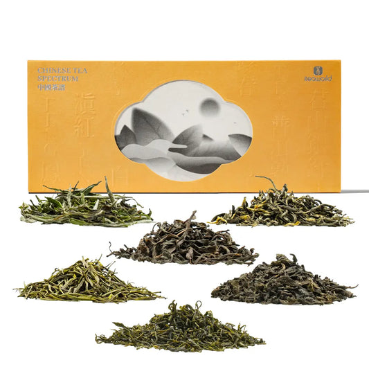 6 Chinese Tea Set – Green, Puerh, Oolong & More 100g