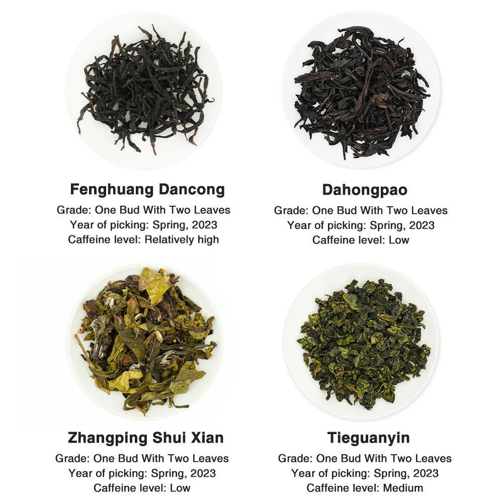 Oolong Tea Gift Set – 4 Premium Teas for Tea Lovers