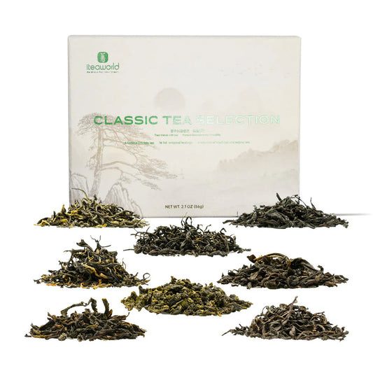 Chinese Tea Gift Set - 8 Oolong & Black Tea for Beginners