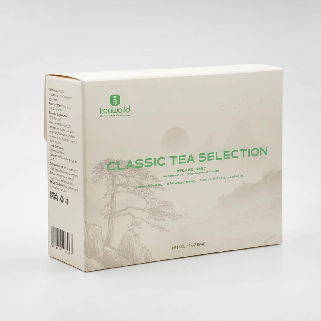 Chinese Tea Gift Set - 8 Oolong & Black Tea for Beginners
